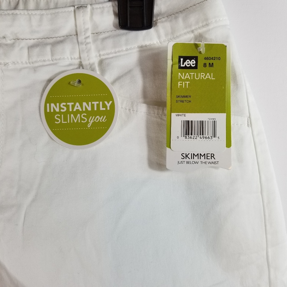 NWT Lee natural skimmer white pants - Picture 4 of 7